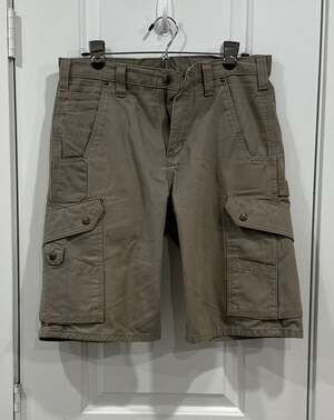 Carhartt Relaxed Fit Ripstop Cotton Cargo Work Shorts Size 31